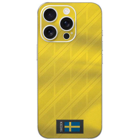 Sweden Soccer Flag iPhone 16 Pro Skin